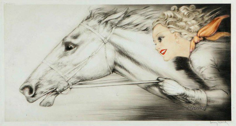 наездница - девушка, люди, лошадь, животные - оригинал