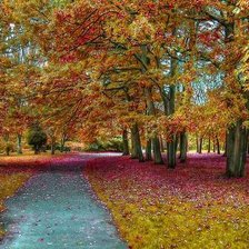 Схема вышивки «Осень в парке»