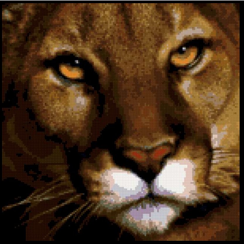 львица - животные - оригинал