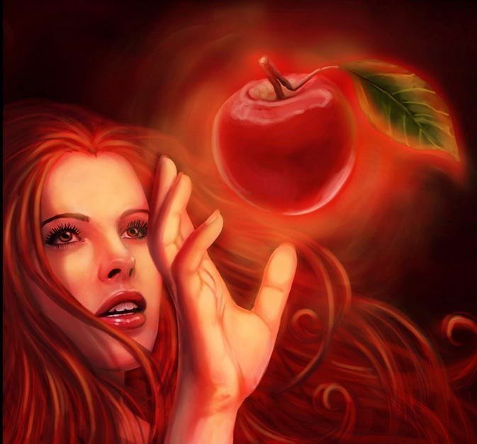Ева - фэнтази, портрет, женщина - оригинал