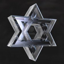 Схема вышивки «star of David»