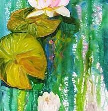 Схема вышивки «WATERLILY-REFLECTIONS»