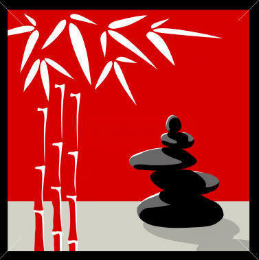 япония - камень, япония, мотив - оригинал