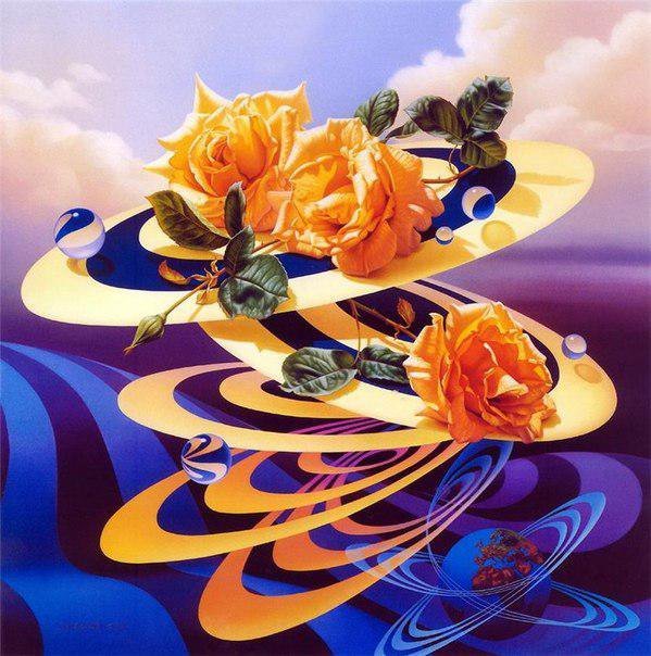 розы - роза, абстракция, цветы - оригинал