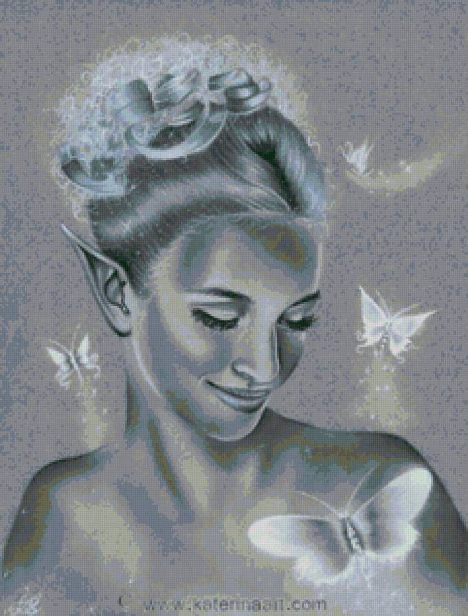 Фэнтези - живопись, фентези, девушка - предпросмотр