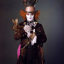 Схема вышивки «Алиса в стране чудес( Джонни Депп )»