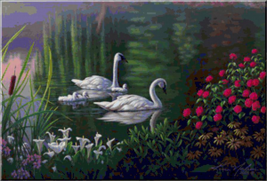 №42966 - лебедь - предпросмотр