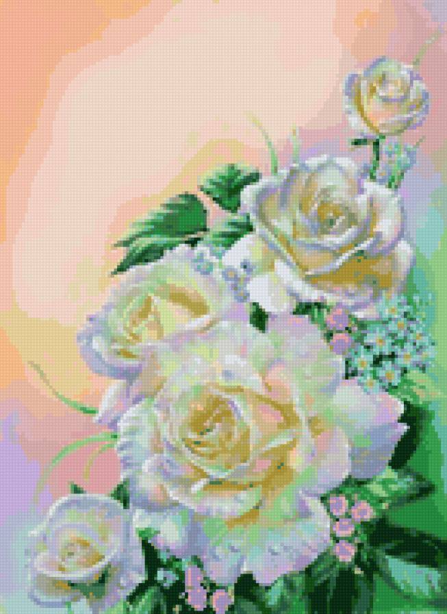 Серия "Цветы" - розы, цветы - предпросмотр