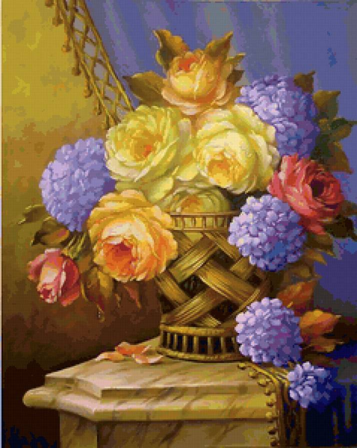 Серия "Цветы" - цветы - предпросмотр