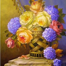 Схема вышивки «Серия "Цветы"»