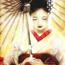 Схема вышивки «девушка»