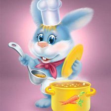 Схема вышивки «зайка»