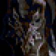 Предпросмотр схемы вышивки «черный ангел» (№43978)
