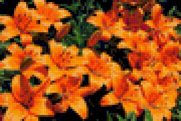 мамины цветы 4 - лилии - предпросмотр