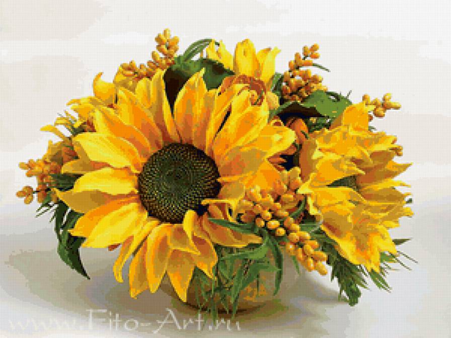 Подсолнухи - предпросмотр