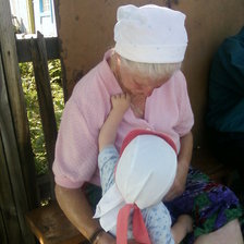 Схема вышивки «тётя и дочка»