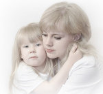 Мать и дитя - ребенок, мать и дитя, девушка, женщина - оригинал