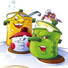 Схема вышивки «на плите»