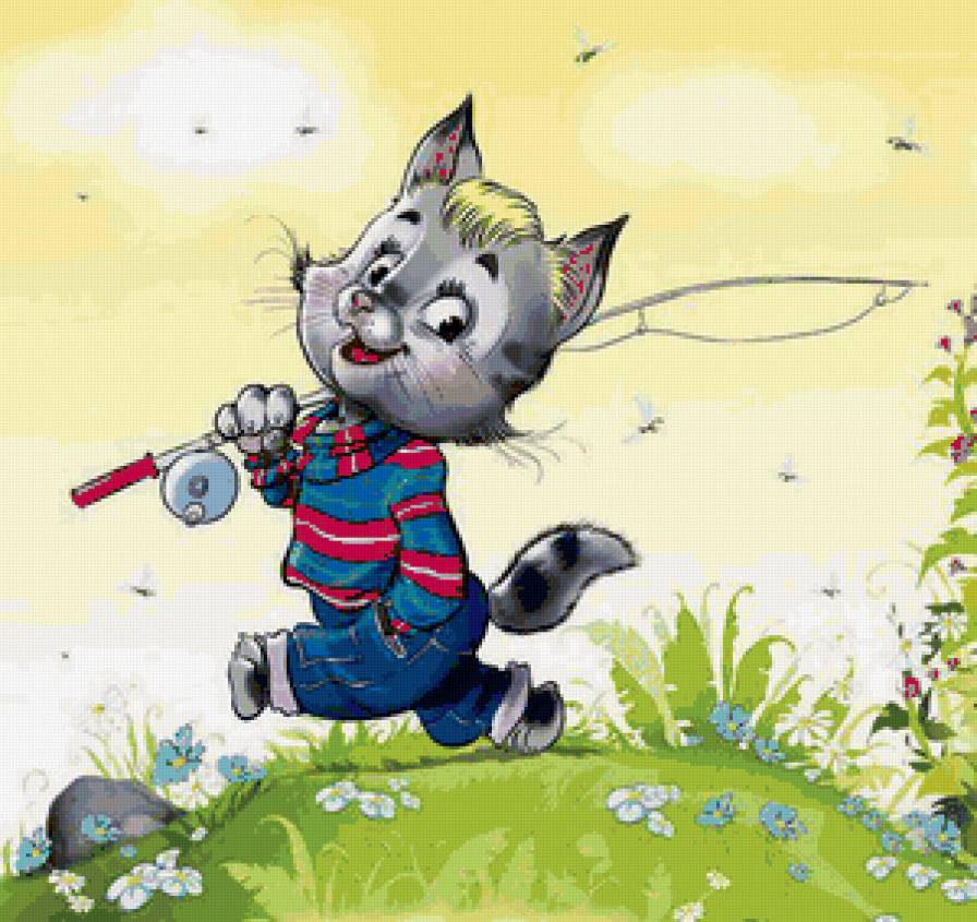 кот рыбак - предпросмотр