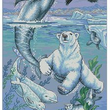 Схема вышивки «Подводный мир»