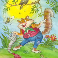 Схема вышивки «кот»