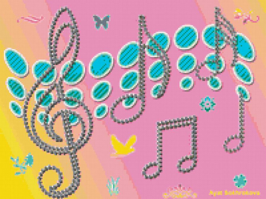 Музыка - ноты, музыка - предпросмотр