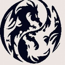 Схема вышивки «ИНЬ-ЯНЬ»