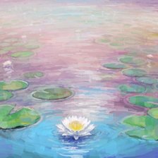 Схема вышивки «Кувшинка»