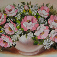 Схема вышивки «маки»