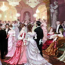 Схема вышивки «СЕРИЯ "В СВЕТЕ". СВЕТСКИЙ ВЕЧЕР»