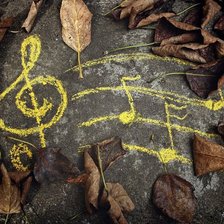 Схема вышивки «музыка»