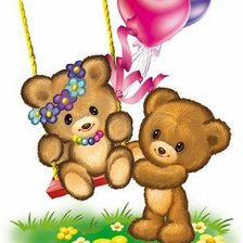 Схема вышивки «На качелях»