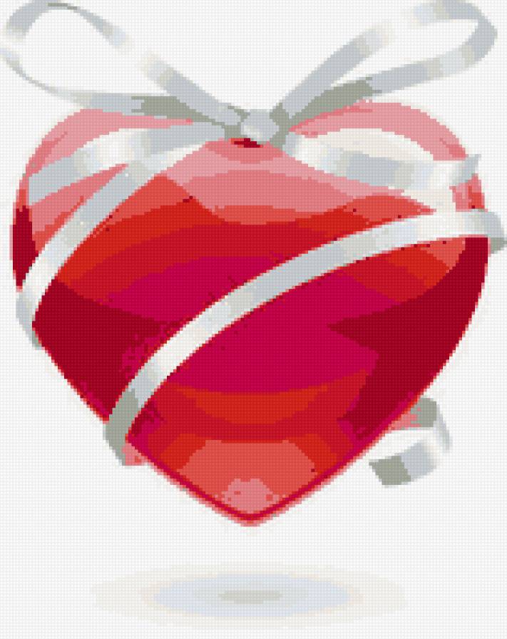 Сердечко - валентинка - предпросмотр