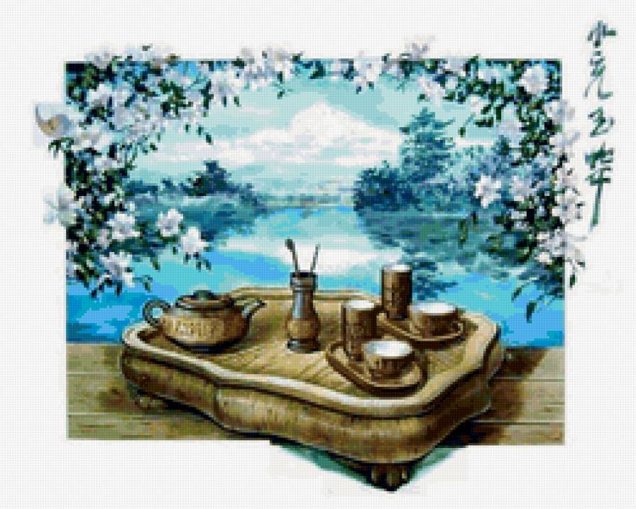 Серия "Цветы" - япония, восток, цветы - предпросмотр