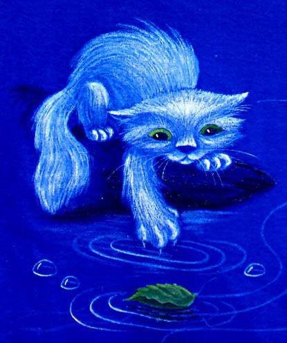 голубой кот - кот - оригинал