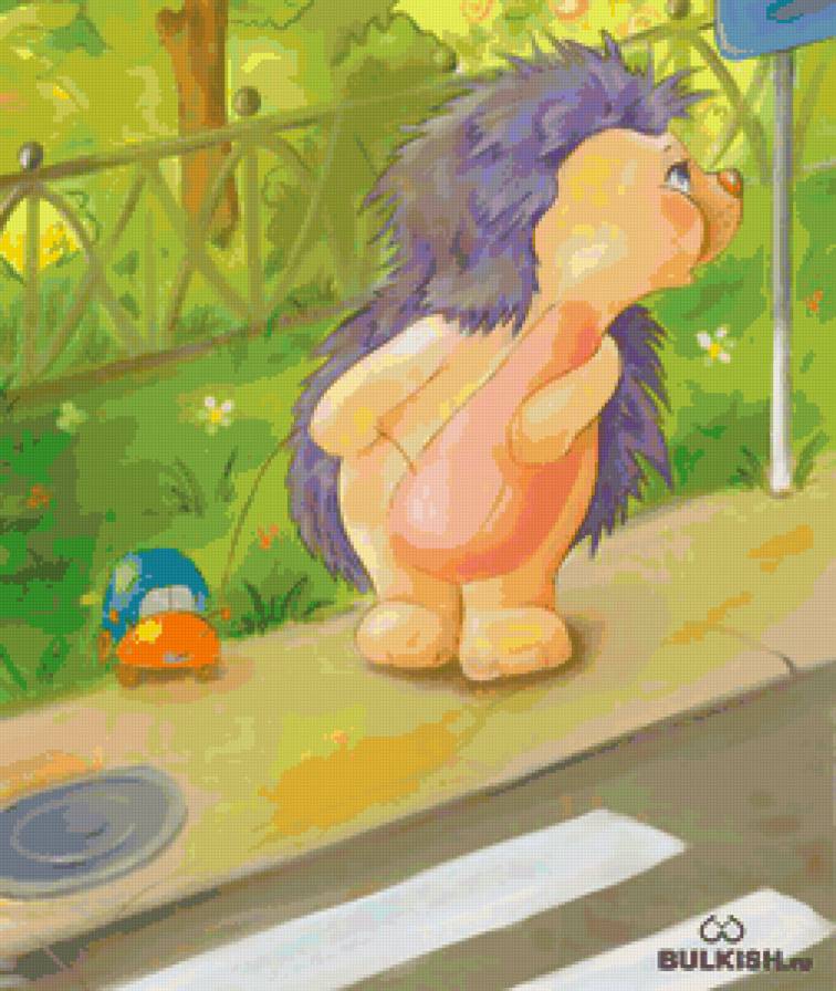 ежик - предпросмотр