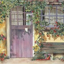 Схема вышивки «У дома»