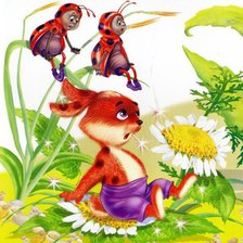 Схема вышивки «зайка»