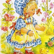 Схема вышивки «девочка»