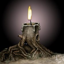 Схема вышивки «Пенек-свеча»