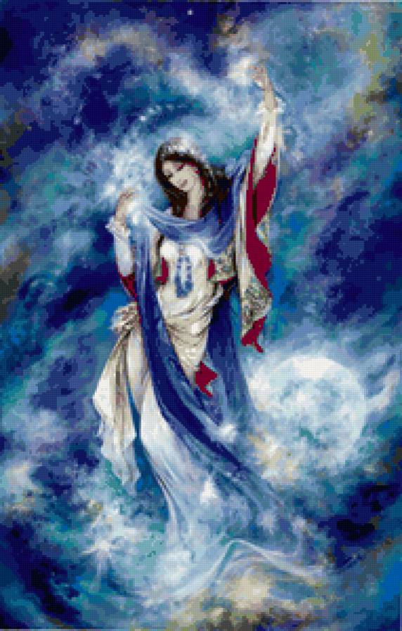 Танцующая - фентези, девушка - предпросмотр