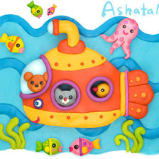 Схема вышивки «пластилин»