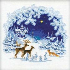 Схема вышивки «Зимняя сказка»