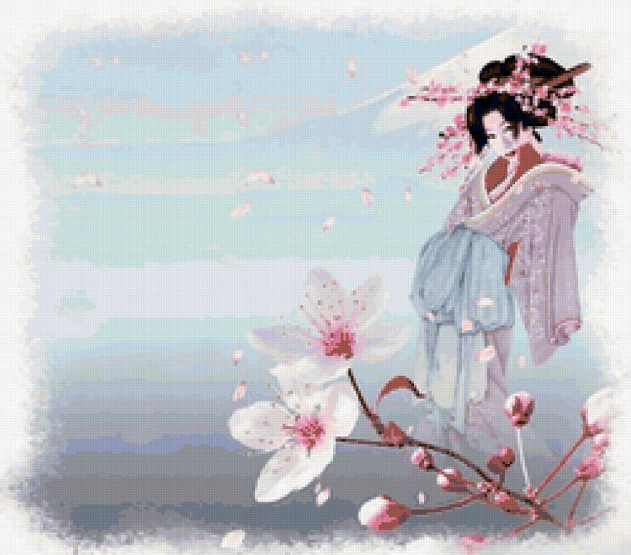 гейша - гейша, япония, девушка - предпросмотр