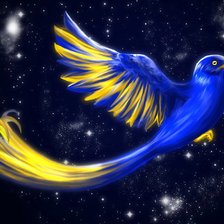 Схема вышивки «птица счастья»