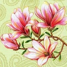 Схема вышивки «Магнолия»