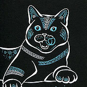 Схема вышивки «koshka»