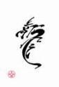 Дракон - иероглиф, фен шуй - оригинал