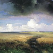 Схема вышивки «саврасов рожь»