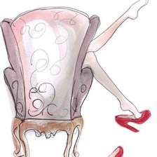 Схема вышивки «Ножки»